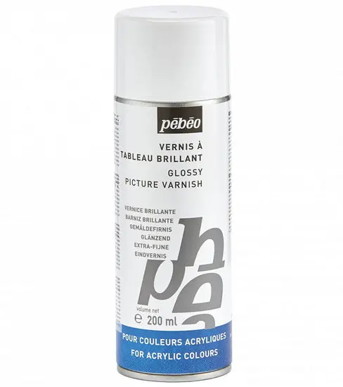 Acrylic Picture Varnish Spray – Gloss Finish, 200 Ml 1