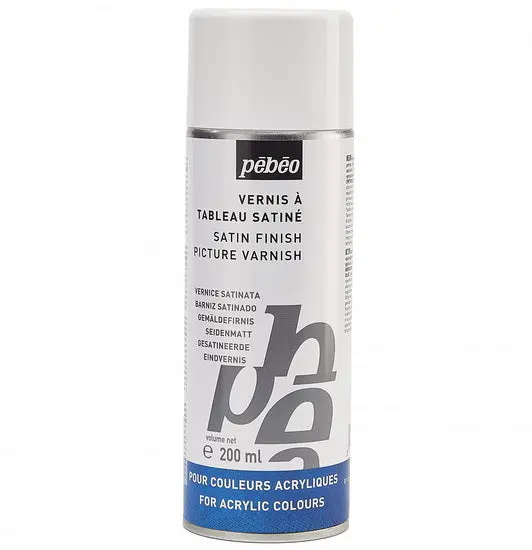Acrylic Picture Varnish Spray – Satin Finish, 200 Ml Can 1