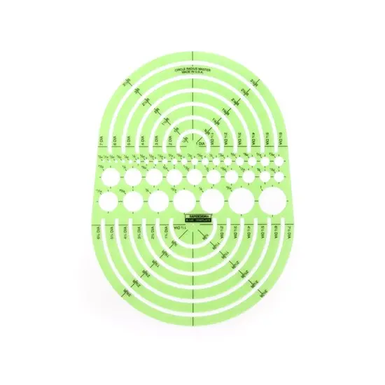 Adjustable Circle Template – Precision Radius Guide 1
