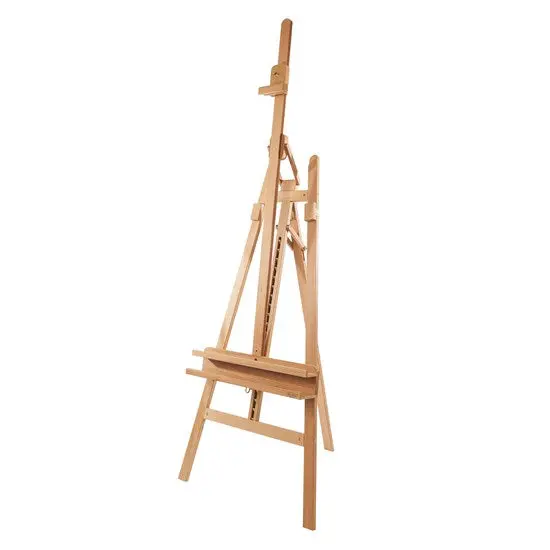 Adjustable Tilting Lyre Easel – Wooden Artist Stand 1