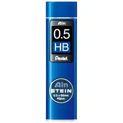 Ain Stein Hb Mechanical Pencil Lead Refills – 0.5Mm, Pack Of 40 1