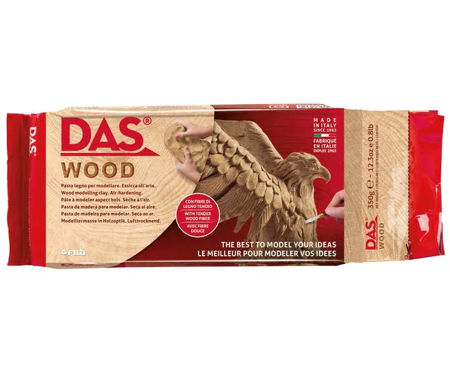 Air-Dry Modeling Clay With Wood Grain Texture – 350 G 1