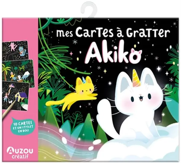 Akiko Scratch-Off Art Cards For Creative Play 1