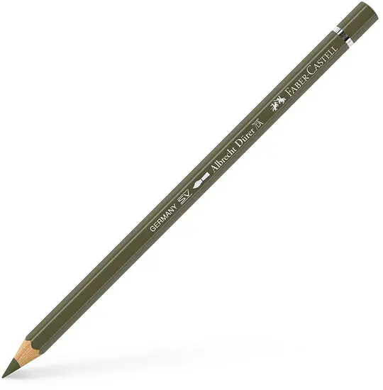 Albrecht Dürer Watercolor Pencil – Olive Green With Yellowish Undertone 1