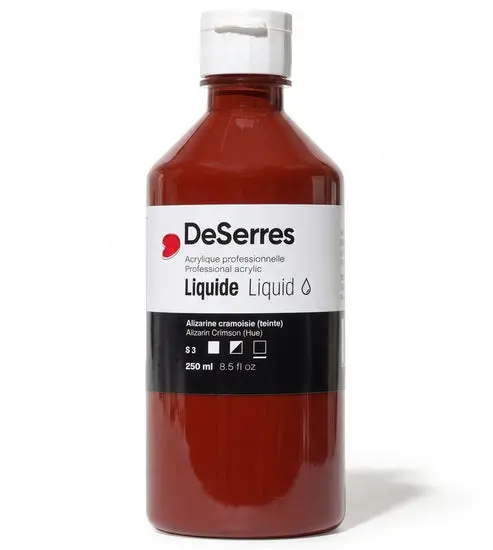 Alizarin Crimson Hue Liquid Acrylic – Series 3, 250Ml 1