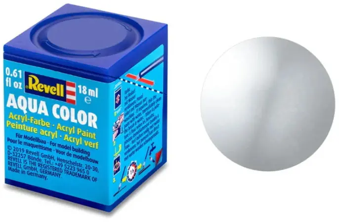 Aluminium Metallic Aqua Acrylic Paint (18 Ml) 1