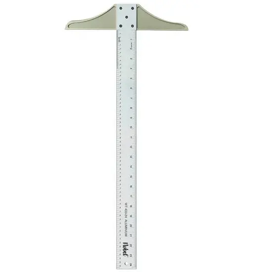 Aluminum T-Square Ruler – 36 Inch Precision Straightedge 1