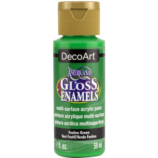 Americana Acrylic Gloss Enamel – Festive Green, 60 Ml 1