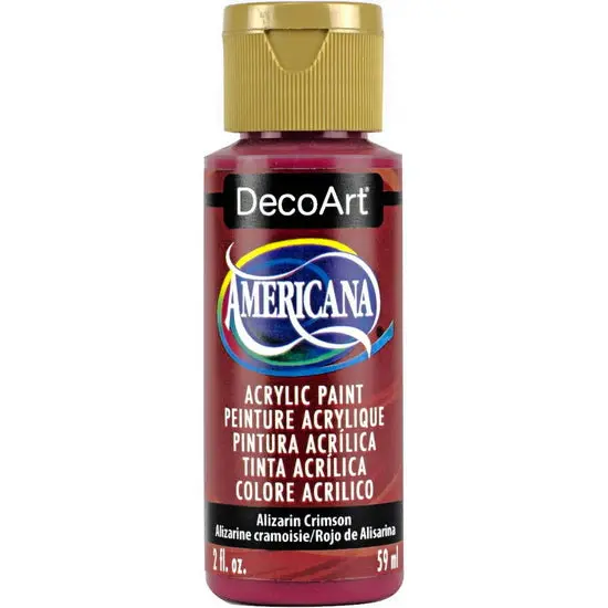 Americana Acrylic Paint – Alizarin Crimson, 60Ml Artist-Grade 1