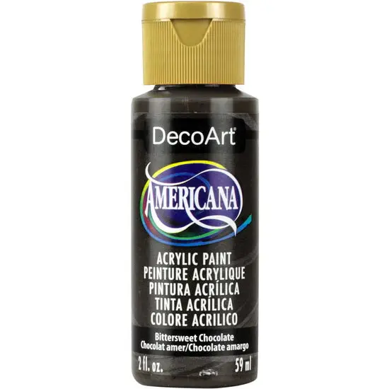 Americana Acrylic Paint – Bittersweet Chocolate (60 Ml) 1