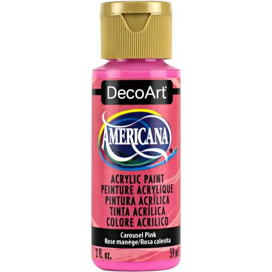 Americana Acrylic Paint – Carousel Pink, 60Ml 1