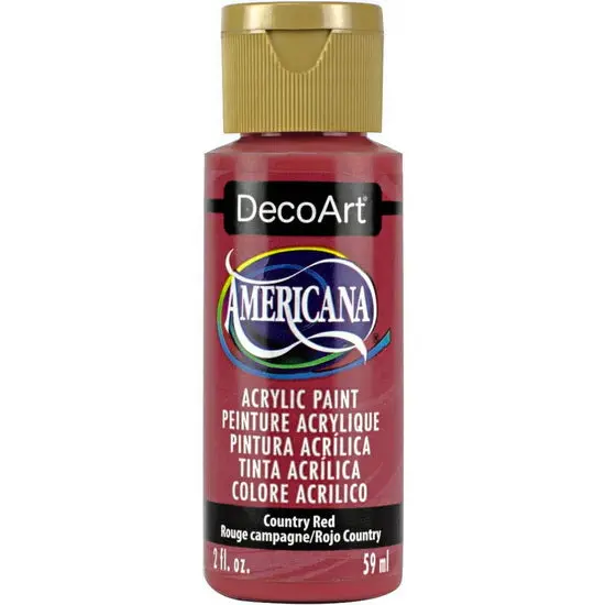 Americana Acrylic Paint – Country Red, 60 Ml 1