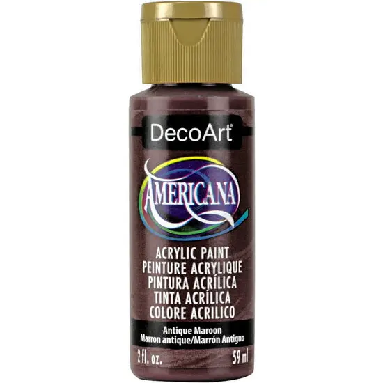 Americana Acrylic Paint In Antique Maroon (60 Ml Tube) 1