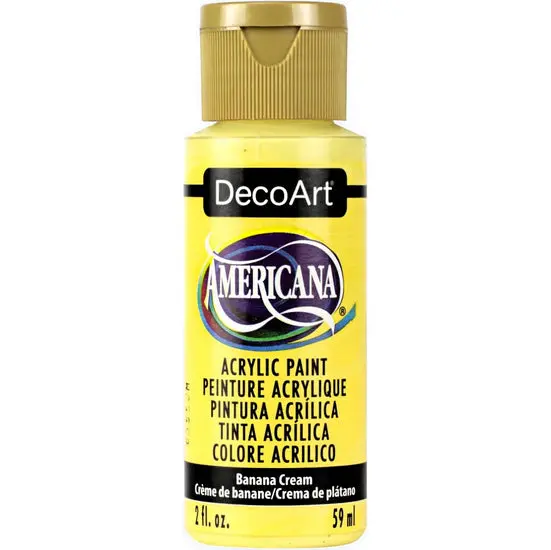 Americana Acrylic Paint In Banana Cream – 60 Ml 1