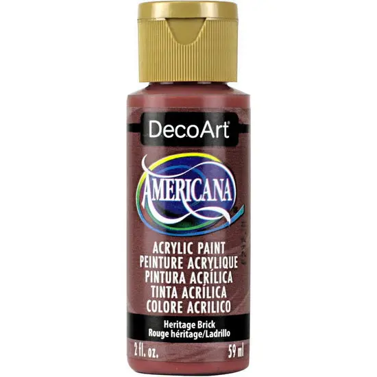 Americana Acrylic Paint In Heritage Brick Shade – 60Ml Bottle 1