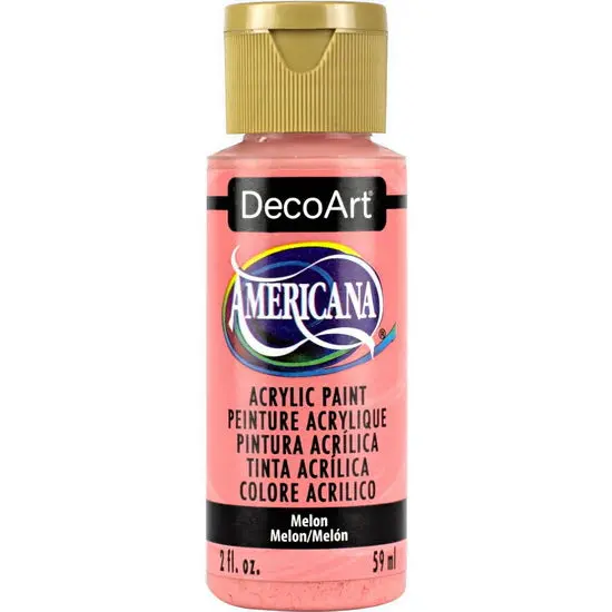 Americana Acrylic Paint In Melon – 60 Ml 1