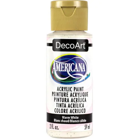 Americana Acrylic Paint In Warm White – 60Ml Artist Tube 1