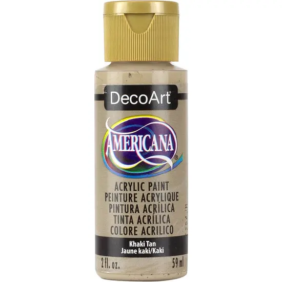 Americana Acrylic Paint – Khaki Tan Shade, 60Ml 1