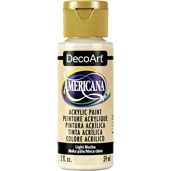Americana Acrylic Paint – Light Mocha, 60Ml 1