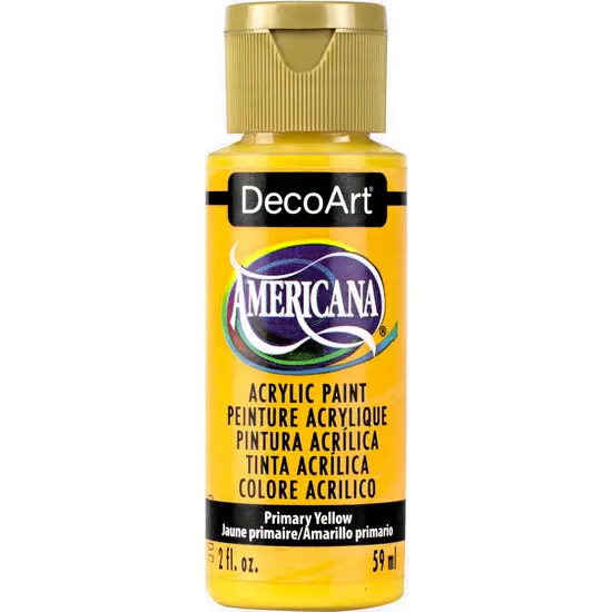 Americana Acrylic Paint: Primary Yellow – 60 Ml 1