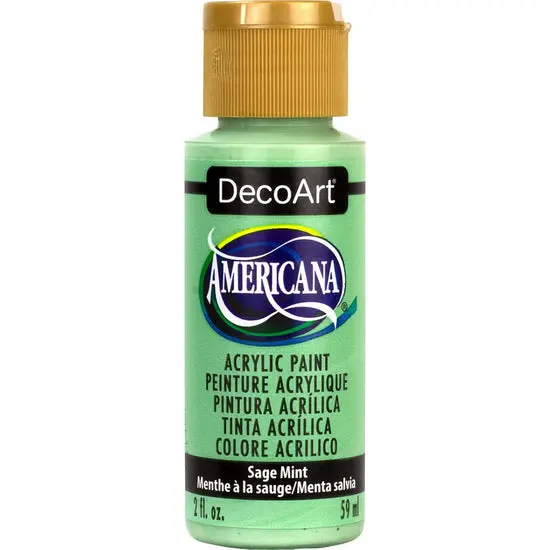 Americana Acrylic Sage Mint Paint – 60Ml Tube 1