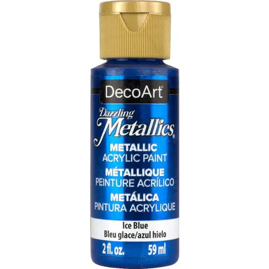 Americana Dazzling Metallic Acrylic Paint – Ice Blue, 60 Ml 1