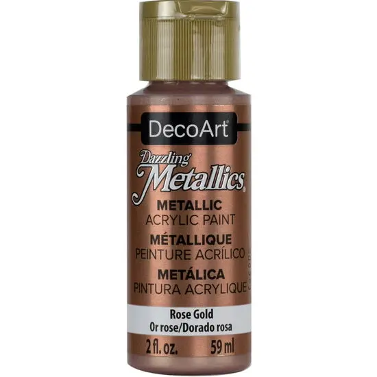 Americana Dazzling Metallic Acrylic – Rose Gold, 60Ml 1
