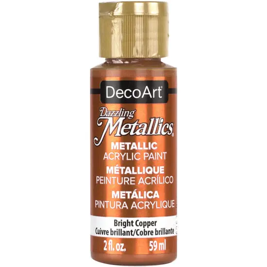 Americana Dazzling Metallics Acrylic – Bright Copper, 60 Ml 1