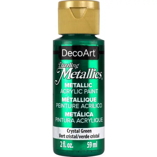 Americana Dazzling Metallics Acrylic – Crystal Green, 60Ml 1