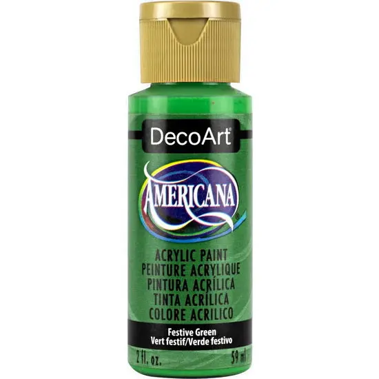 Americana Festive Green Acrylic Paint, 60Ml 1