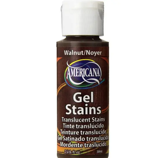 Americana Gel Stain In Walnut – 60Ml Wood Finishing Tint For Furniture & Crafts 1