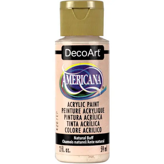 Americana Premium Acrylic In Natural Buff – 60Ml, Matte Finish 1