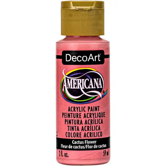 Americana Premium Acrylic Paint – Cactus Flower, 60 Ml Bottle 1