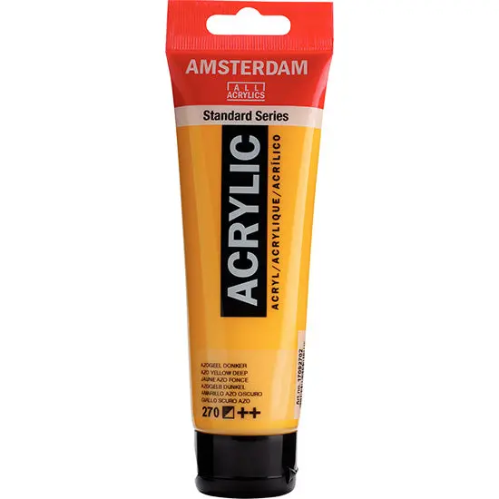 Amsterdam Acrylic Paint – Azo Yellow Deep, 120Ml 1