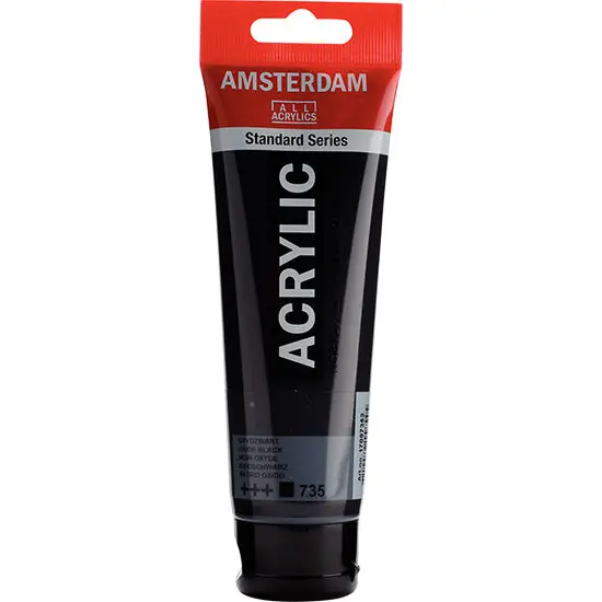 Amsterdam Acrylic Paint In Oxide Black (120Ml) 1