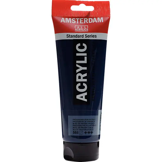 Amsterdam Acrylic Paint In Prussian Blue, 250Ml Bottle 1