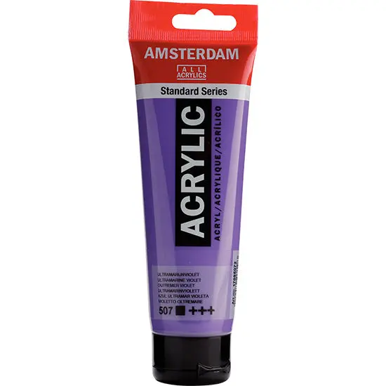 Amsterdam Acrylic Paint In Ultramarine Violet, 120 Ml Bottle 1
