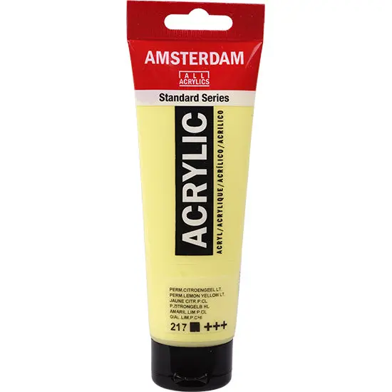 Amsterdam Acrylic Paint – Permanent Lemon Yellow Light, 120 Ml 1