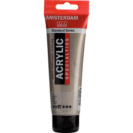 Amsterdam Acrylic Paint – Pewter Shade, 120Ml Bottle 1