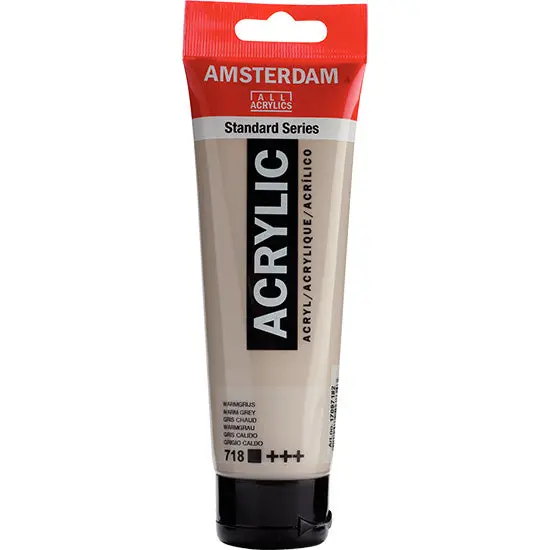 Amsterdam Acrylic Paint – Warm Grey, 120Ml 1