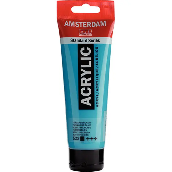 Amsterdam Acrylic Turquoise Blue – 120Ml Heavy Body Paint 1