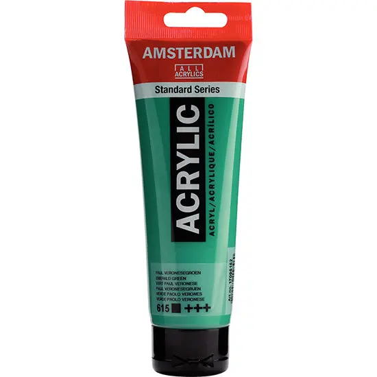 Amsterdam Emerald Green Acrylic Paint – 120Ml Heavy Body 1