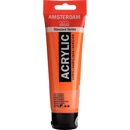 Amsterdam Expert Acrylic Paint – Azo Orange, 120Ml 1