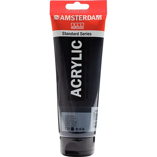 Amsterdam Oxide Black Acrylic Paint – Heavy Body, 250 Ml 1
