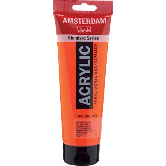 Amsterdam Reflex Orange Acrylic – 250Ml High-Performance Paint 1