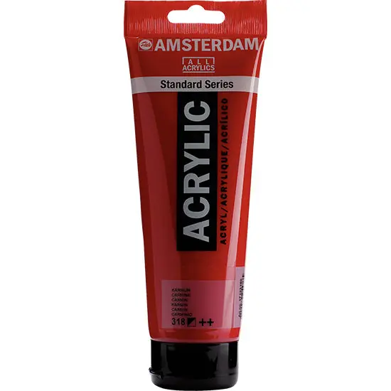 Amsterdam Standard Acrylic Paint – Carmine Red, 250 Ml 1