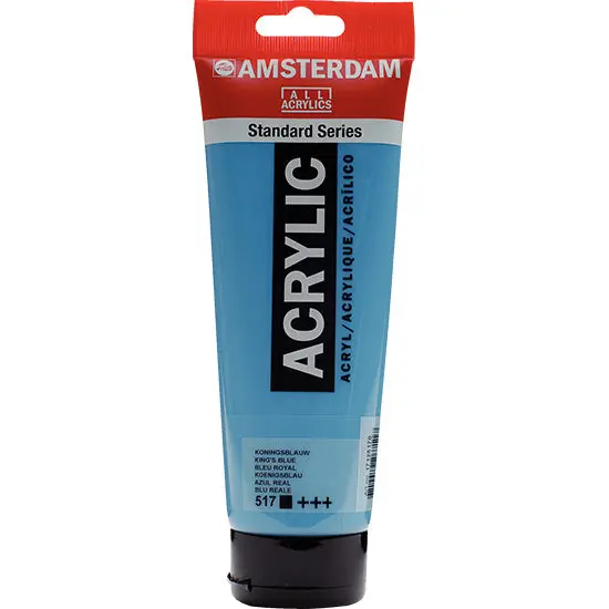 Amsterdam Standard Acrylic Paint – King’S Blue, 250Ml Bottle 1