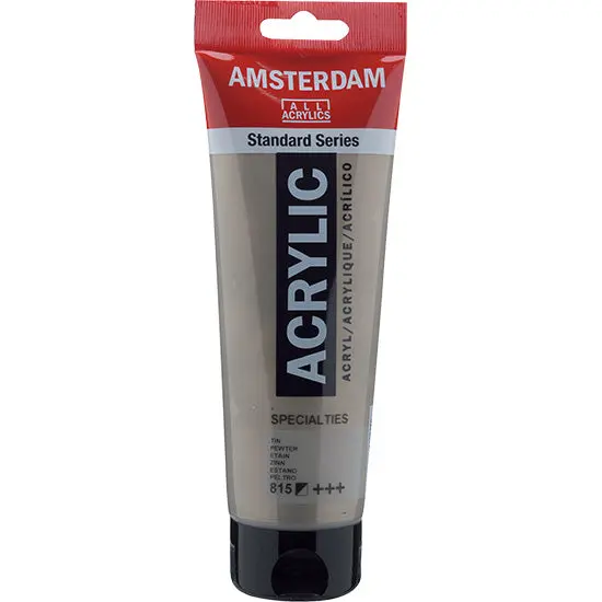 Amsterdam Standard Acrylic Paint – Pewter, 250 Ml 1