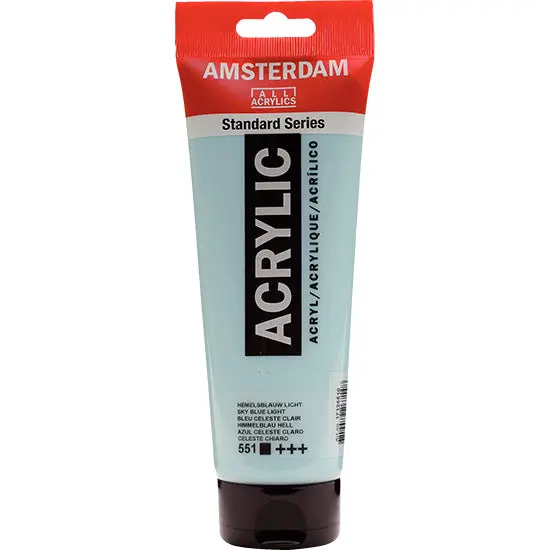 Amsterdam Standard Acrylic Paint – Sky Blue Light, 250Ml 1