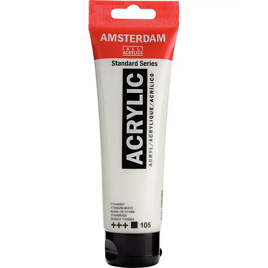 Amsterdam Standard Series Titanium White Acrylic (120 Ml) 1